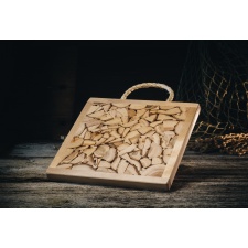 Kuumaalus nööriga kadakast